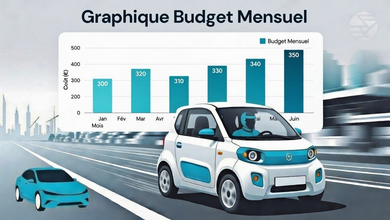 Co&ucirc;t r&eacute;el d'une voiture sans permis &eacute;lectrique par mois - calculatrice et cl&eacute;s de VSP