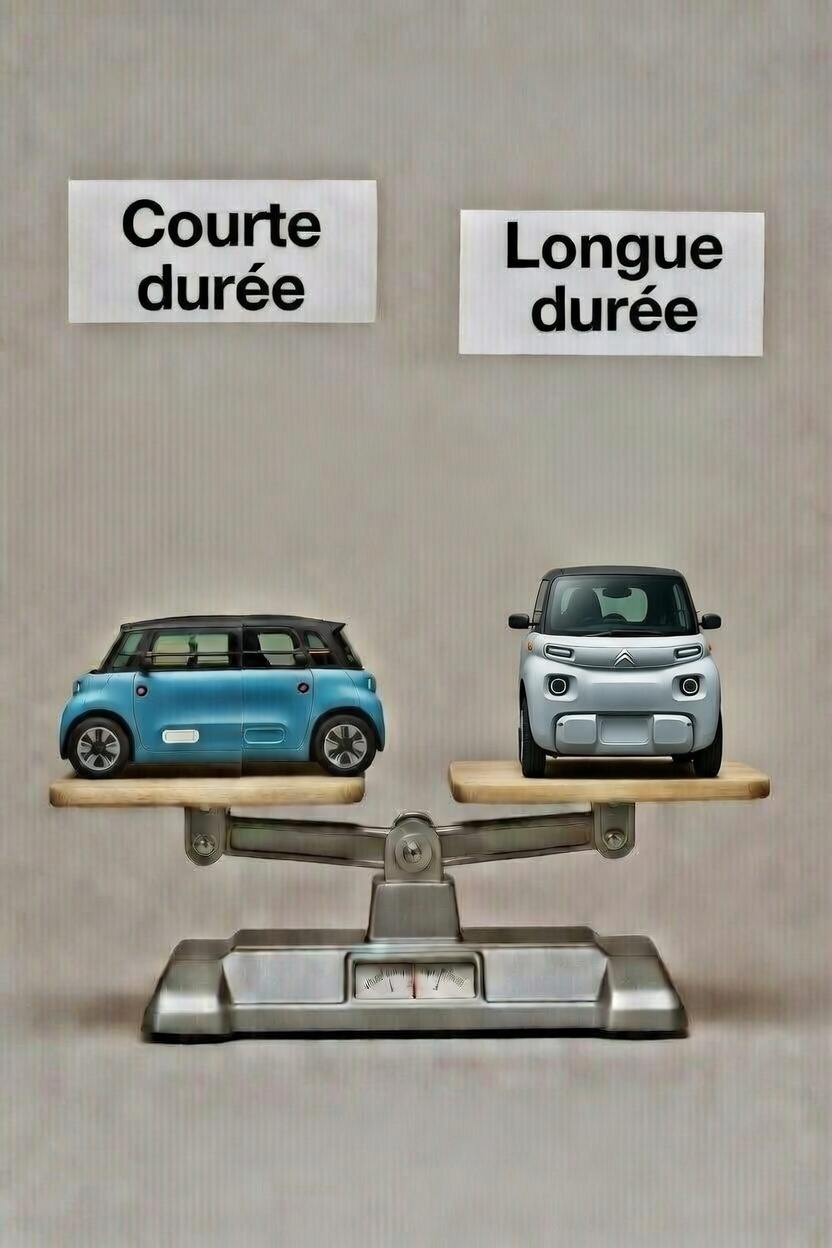 Comparatif location voiture sans permis courte dur&eacute;e vs longue dur&eacute;e - calendrier et cl&eacute;s